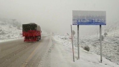 Nisan ayında kar sürprizi!
