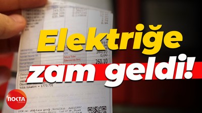 Elektriğe zam geldi!