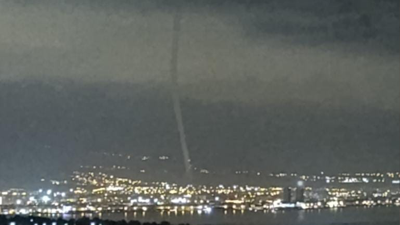 Oluşan hortum görenleri ürküttü!