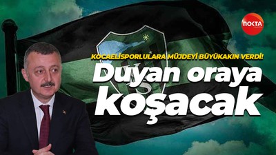 Tahir Büyükakın’dan Kocaelisporlulara müjde! Kent Meydanı dolacak