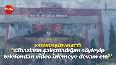 Vatandaş isyan etti! "Cihazların çalışmadığını söyleyip telefondan video izlemeye devam etti"