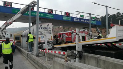 Kuzey Marmara Otoyolu'nda feci kaza!
