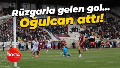 Rüzgarla gelen gol... Oğulcan attı!
