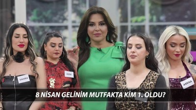 GELİNİM MUTFAKTA 8 NİSAN 2025 PUAN DURUMU ÖĞREN | Gelinim Mutfakta Bugün Kim Kazandı?