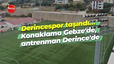 Derincespor taşındı… Konaklama Gebze'de, antrenman Derince'de