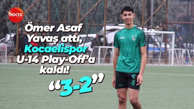 Ömer Asaf Yavaş attı, Kocaelispor U-14 Play-Off’a kaldı! “3-2”