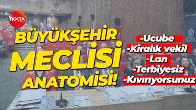 Büyükşehir Meclisi anatomisi! -Ucube -Kiralık vekil -Lan -Terbiyesiz -Kıvırıyorsunuz