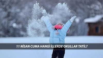 KAR TATİLİ OLAN İLLER 11 NİSAN 2025 CUMA | Bugün Hangi İllerde Okullar Tatil?