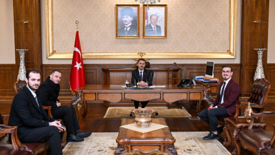 Suriyeli Öğrenciler Birliği'nden İlhami Aktaş'a ziyaret