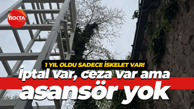 1 yıl oldu sadece iskelet var! İptal var, ceza var ama asansör yok