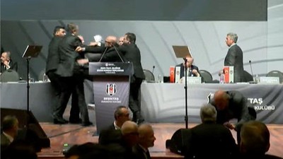 Beşiktaş divan kurulunda yumruklar konuştu!