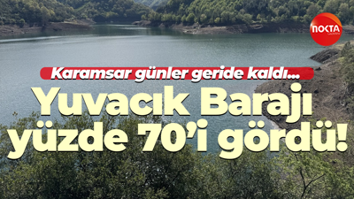 Karamsar günler geride kaldı... Yuvacık Barajı yüzde 70’i gördü!