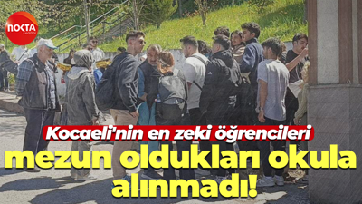 Kocaeli'nin en zeki öğrencileri mezun oldukları okula alınmadı!