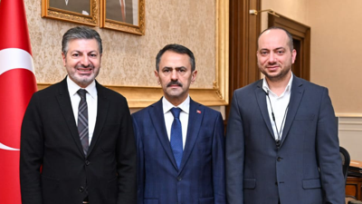 EMN Teknoloji Genel Müdürü Işıkay ve Genel Müdür Yardımcısı Bulut’tan Vali Aktaş’a ziyaret