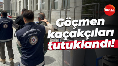 Göçmen kaçakçıları tutuklandı!