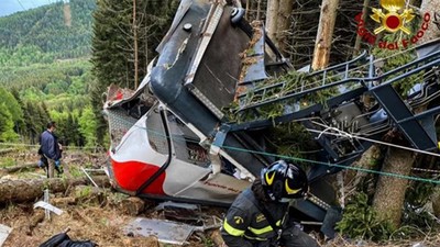 İtalya’da teleferik kazası: 4 ölü, 1 yaralı