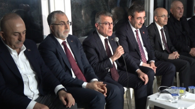 Cevdet Yılmaz'dan Mevlüt Çavuşoğlu'na taziye ziyareti