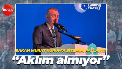 Bakan Kurum’a sitemini paylaştı; “Aklım almıyor”