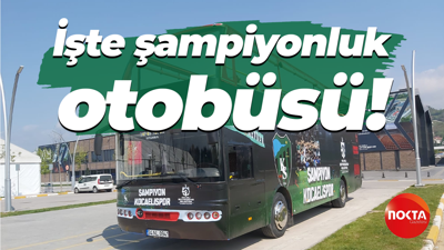İşte şampiyonluk otobüsü!