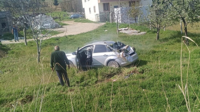 Otomobil takla attı: 1 yaralı