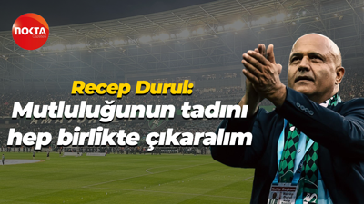Recep Durul: Mutluluğunun tadını hep birlikte çıkaralım