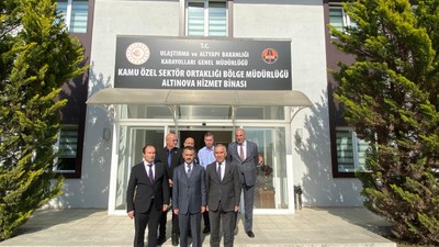 Vali Aktaş, Karayolları Kamu Özel Sektör Ortaklığı Bölge Müdürü Dedeoğlu'nu ziyaret etti