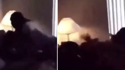 Kız kardeşi ile yakaladığı kocasını hastanelik etti