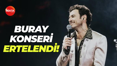Buray konseri ertelendi!