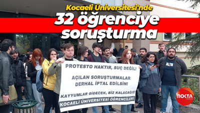 Kocaeli Üniversitesi'nde 32 öğrenciye soruşturma
