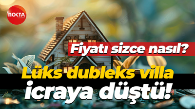 İzmit’te lüks dubleks villa icraya düştü! Fiyatı sizce nasıl?