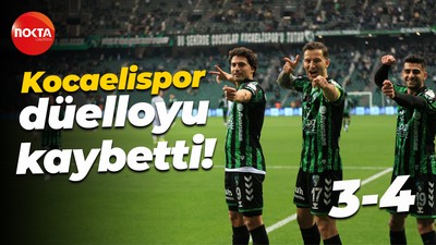 Kocaelispor, düelloyu kaybetti! “3-4”