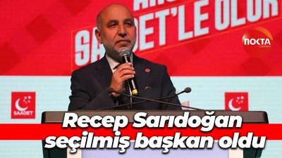 Recep Sarıdoğan seçilmiş başkan oldu