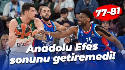 Anadolu Efes sonunu getiremedi! 77-81