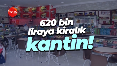 620 bin liraya kiralık kantin!