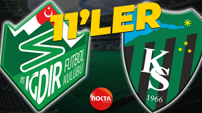 Iğdır Futbol Kulübü - Kocaelispor maçında 11'ler belli oldu