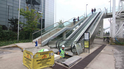 Kocaeli'de üst geçitlere periyodik bakım