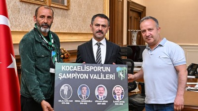Kocaelispor Hodri Meydan Taraftarlar Derneği Başkanı'ndan Vali Aktaş’a ziyaret