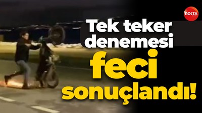 Tek teker denemesi feci sonuçlandı!