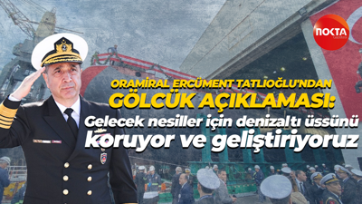 Oramiral Ercüment Tatlıoğlu: “Gelecek nesiller için denizaltı üssünü koruyor ve geliştiriyoruz”