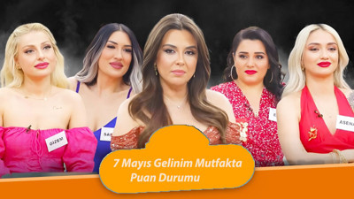 7 Mayıs Çarşamba Gelinim Mutfakta Puan Durumu AÇIKLANDI! Kanal D Gelinim Mutfakta Bugün Kim 1. Oldu?