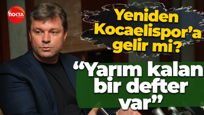 Yeniden Kocaelispor’a gelir mi? Ertuğrul Sağlam: “Yarım kalan bir defter var”