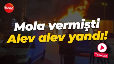 Mola vermişti... Alev alev yandı!