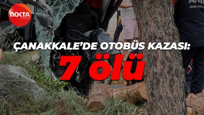Çanakkale'de otobüs kazası: 7 ölü