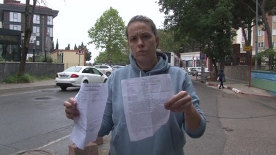 Parktaki kadına tekme tokat saldırdı!