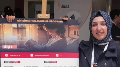 Ebe Aysun Begen’den girişimcilik örneği! Yarışmada birinci oldu