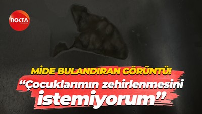 Mide bulandıran görüntü! "Çocuklarımın zehirlenmesini istemiyorum"