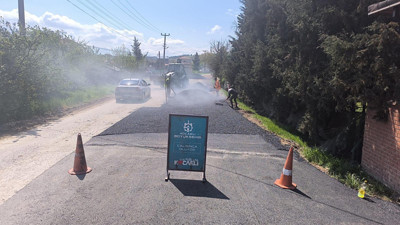 Gebze'de yol bakım çalışması!