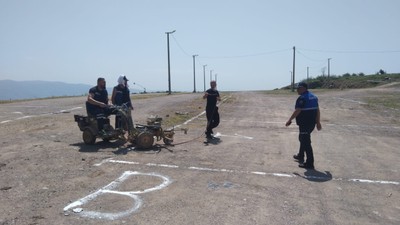 Körfez'de Kurban Bayramı öncesi kurban satış alanında çizgiler çekildi