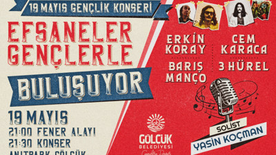 Gölcük'te 19 Mayıs coşkusu gençlik konseri ile katlanacak