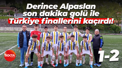 Derince Alpaslan son dakika golü ile Türkiye finallerini kaçırdı! “1-2”